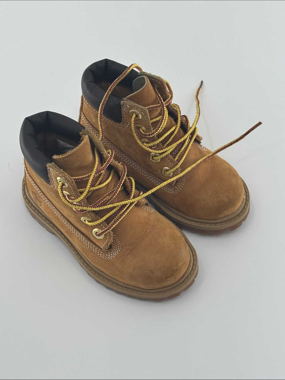 Timberland Kids Tan Work-Style Lace-Up Boots